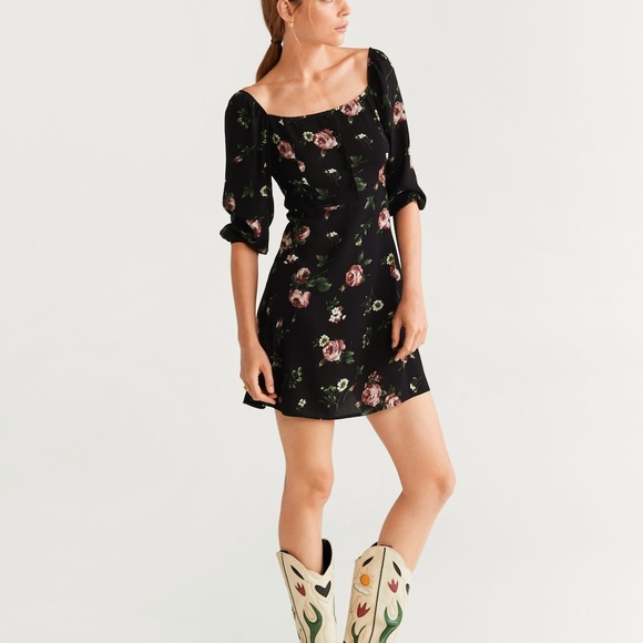 Mango Floral Dress - Picture 2 of 4